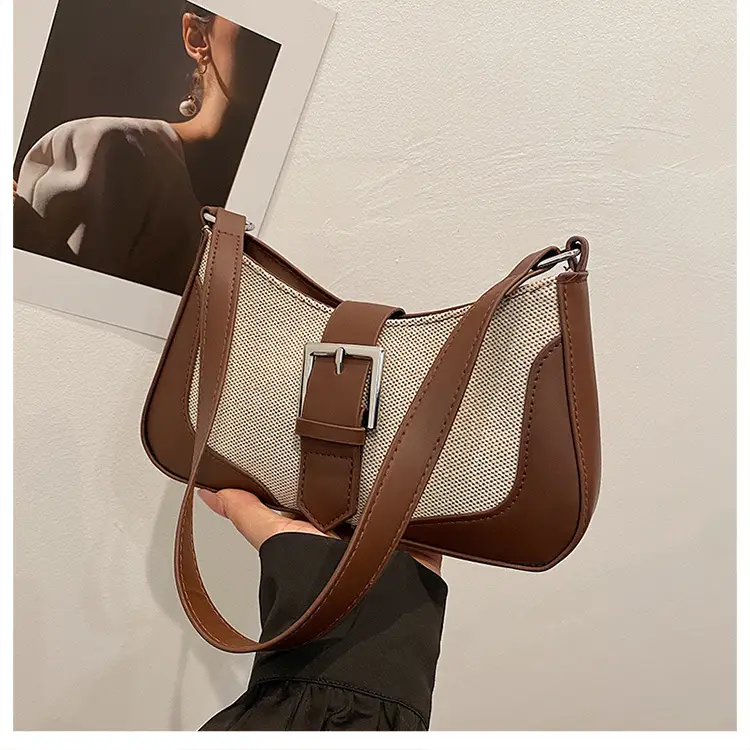 French Niche Beige Shoulder Bag 2024 - Image 2