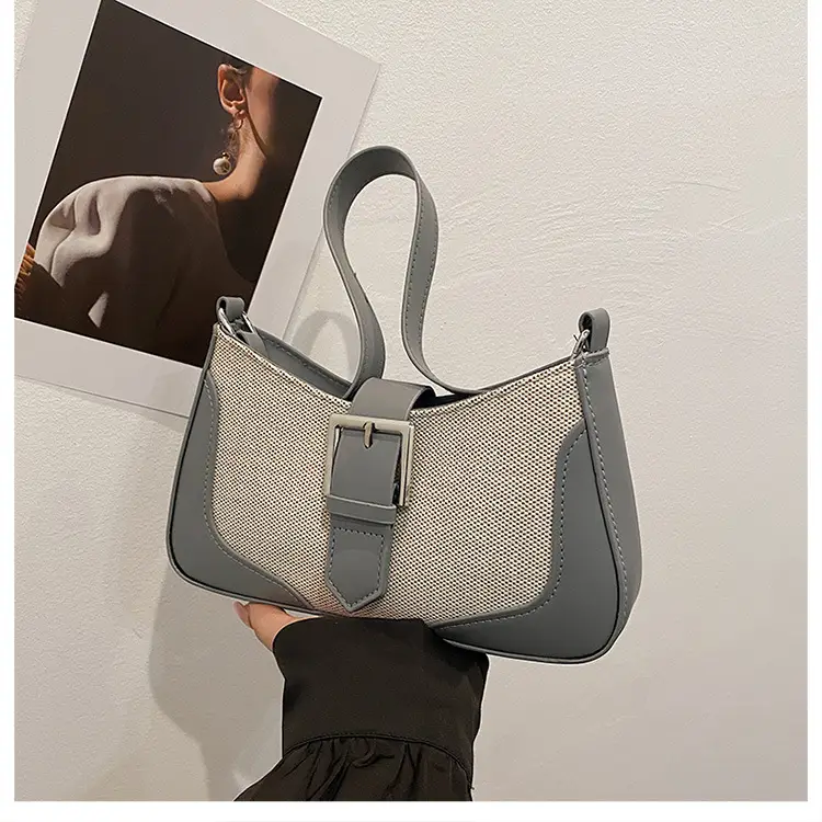 French Niche Beige Shoulder Bag 2024 - Image 4