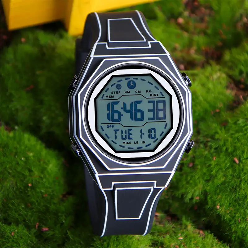 Digital Analog Watch with Alarm Clock & Cartoon Strap - Image 6