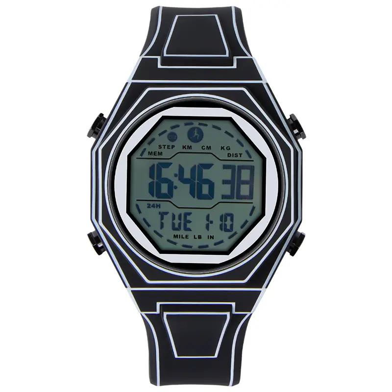 Digital Analog Watch with Alarm Clock & Cartoon Strap - Image 9