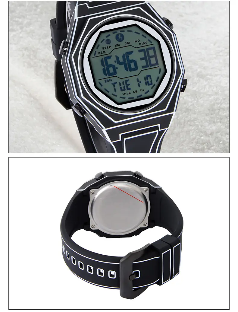 Digital Analog Watch with Alarm Clock & Cartoon Strap — feature 9