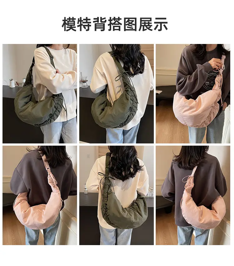 Women's Crescent Bag Large Capacity Crossbody Shoulder — feature 8