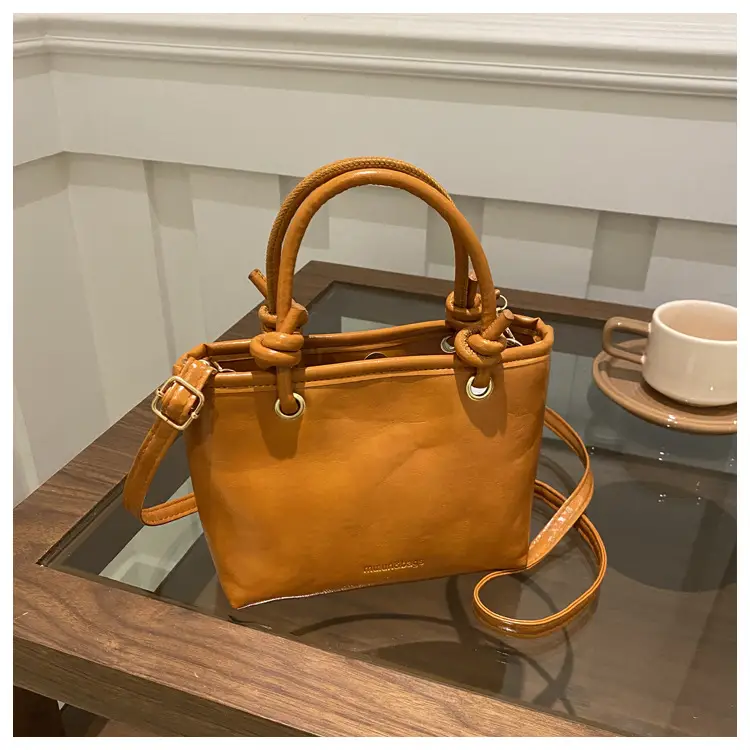 Black Retro Textured Shoulder Crossbody Bag 2024 - Image 8