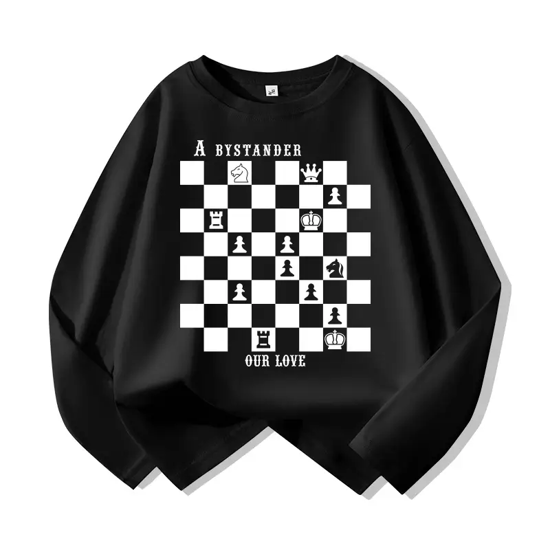 100 Cotton Long Sleeve Boys T-Shirt Spring Autumn Middle Large