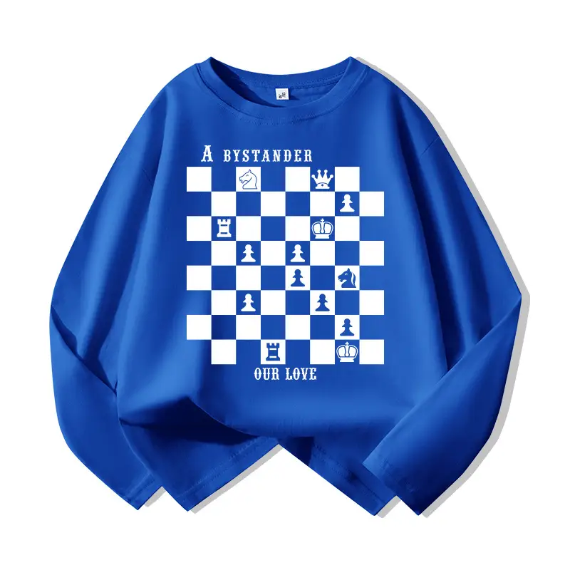 100 Cotton Long Sleeve Boys T-Shirt Spring Autumn Middle Large - Image 2