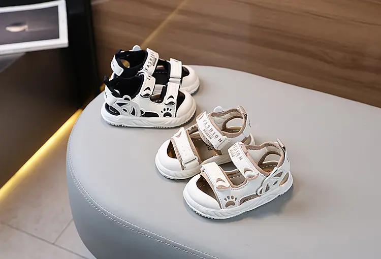 Baby Sandals White Soft Bottom Toddler Shoes — feature 1