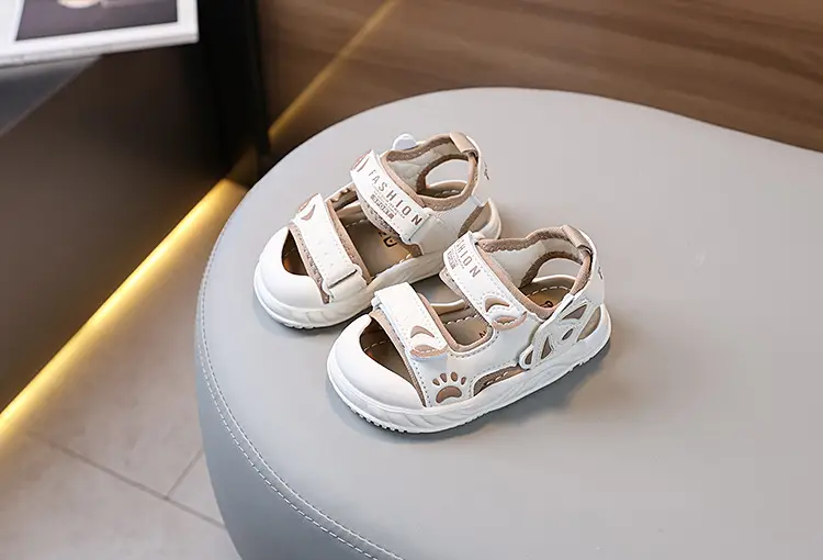 Baby Sandals White Soft Bottom Toddler Shoes — feature 5