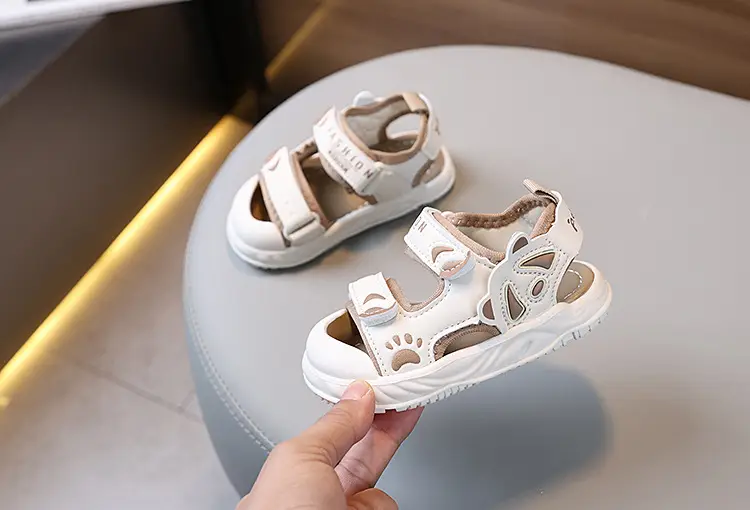 Baby Sandals White Soft Bottom Toddler Shoes — feature 6