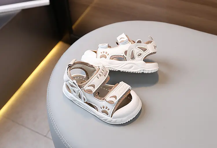 Baby Sandals White Soft Bottom Toddler Shoes — feature 7