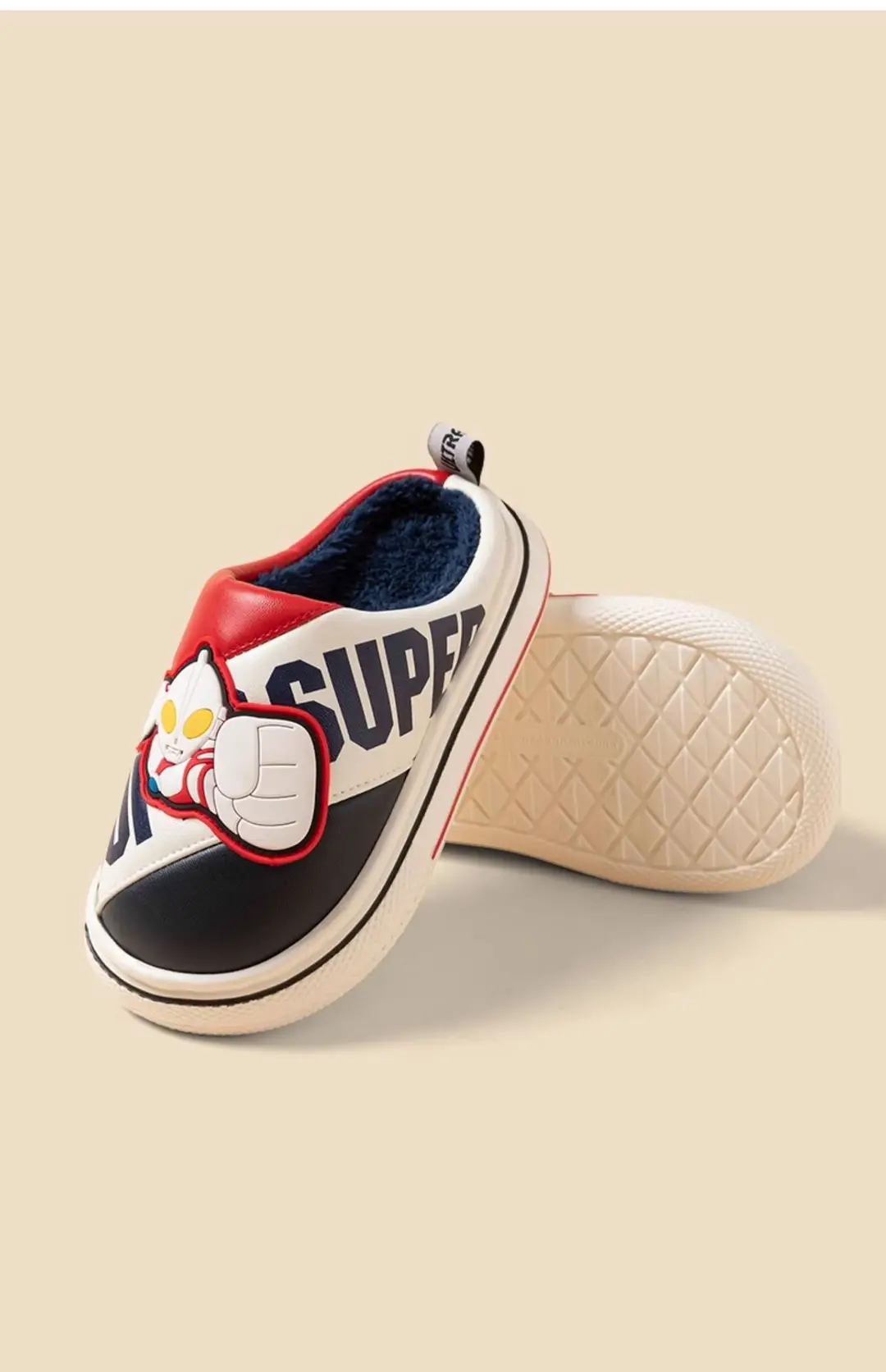 Cute Altman Children's Cotton Slippers Boys 2024 New Winter Indoor Home Exterior Wear Baby Warm Cotton Shoes — feature 18