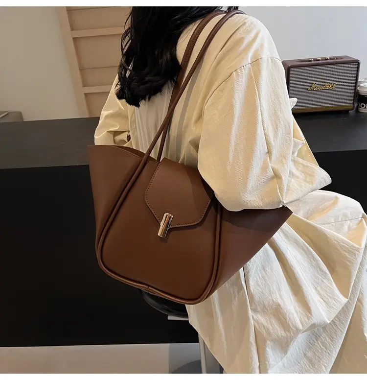 Women's Brown Leather Satchel Shoulder Bag 2025 — feature 35