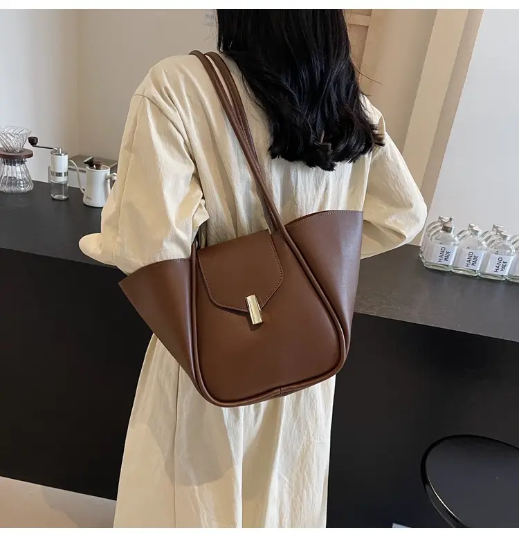 Women's Brown Leather Satchel Shoulder Bag 2025 — feature 37