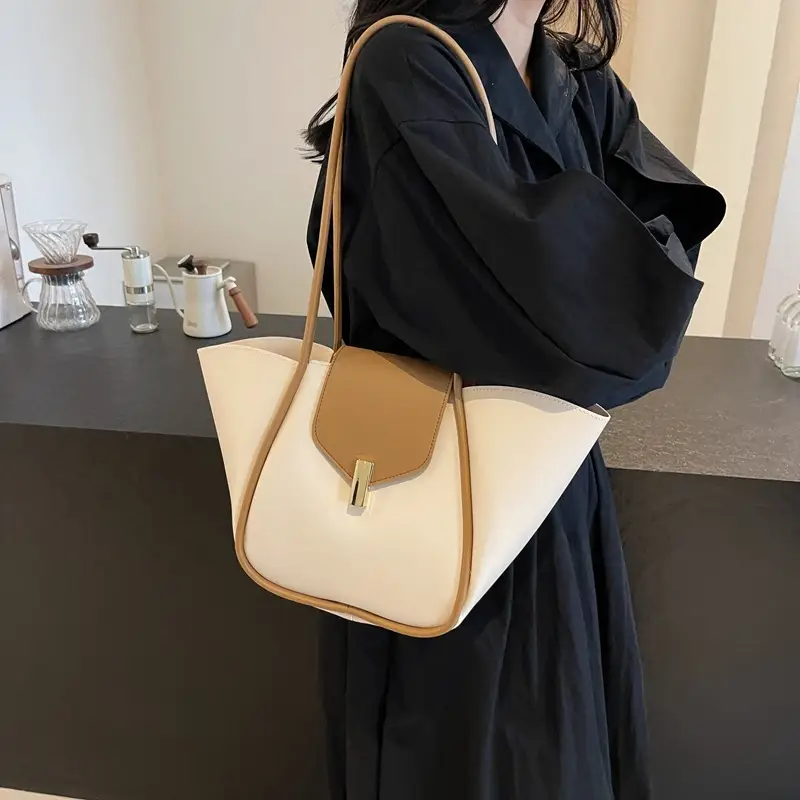 Women's Brown Leather Satchel Shoulder Bag 2025 - Image 3