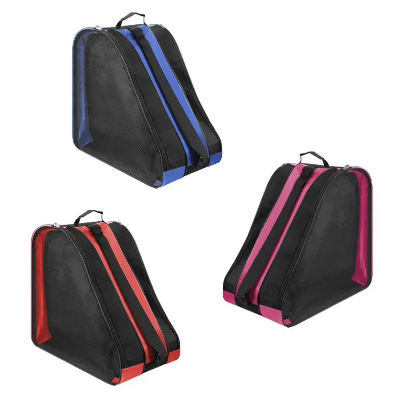 Roller Skate Storage Bag Black Thick Shoulder Backpack - Image 8