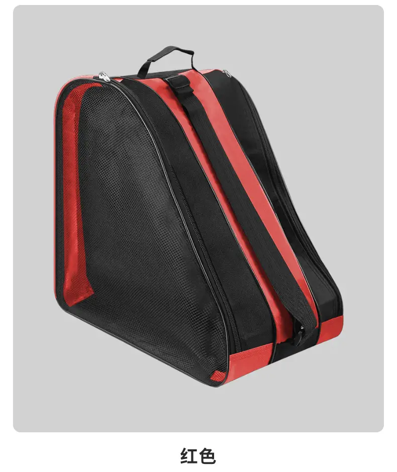 Roller Skate Storage Bag Black Thick Shoulder Backpack — feature 8