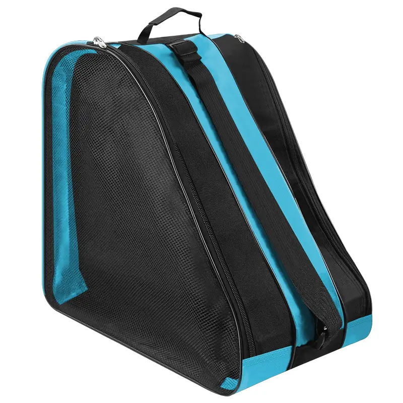 Roller Skate Storage Bag Black Thick Shoulder Backpack - Image 6