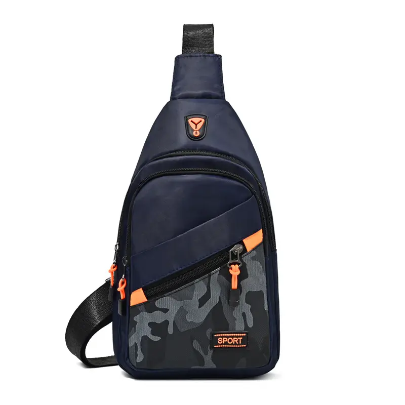 Men's Black Oxford Cloth Shoulder Bag College Student Portable - Image 2