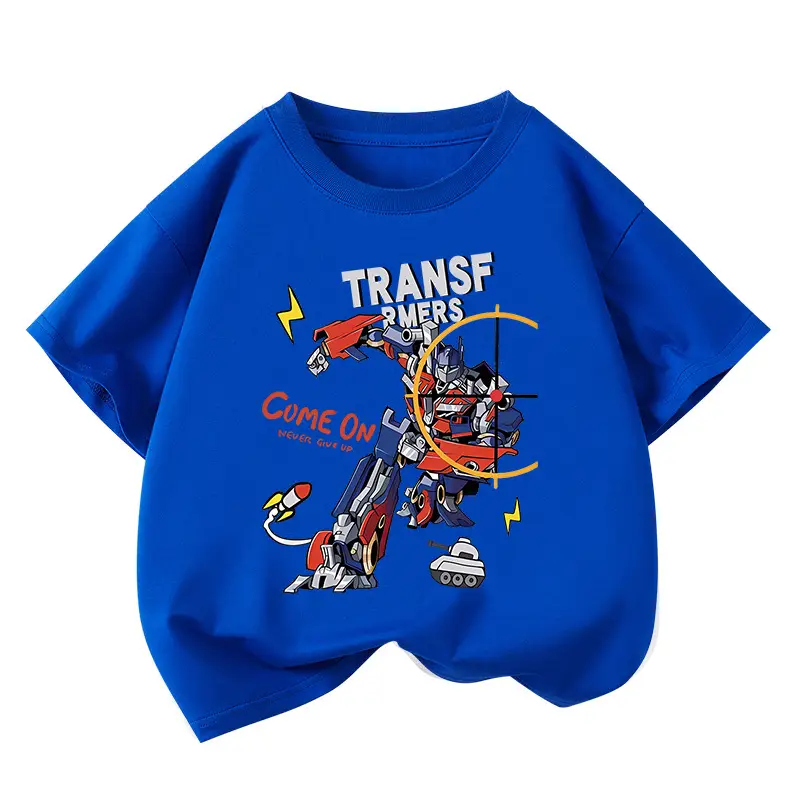 Children's Boys T-Shirt Pure Cotton Summer 2026 - Image 2