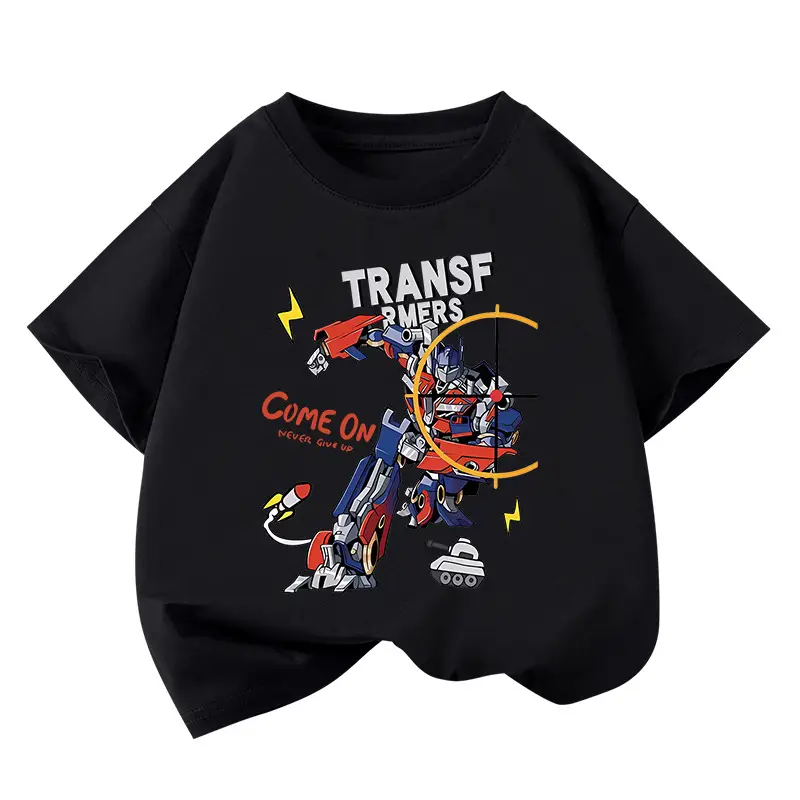 Children's Boys T-Shirt Pure Cotton Summer 2026 - Image 3