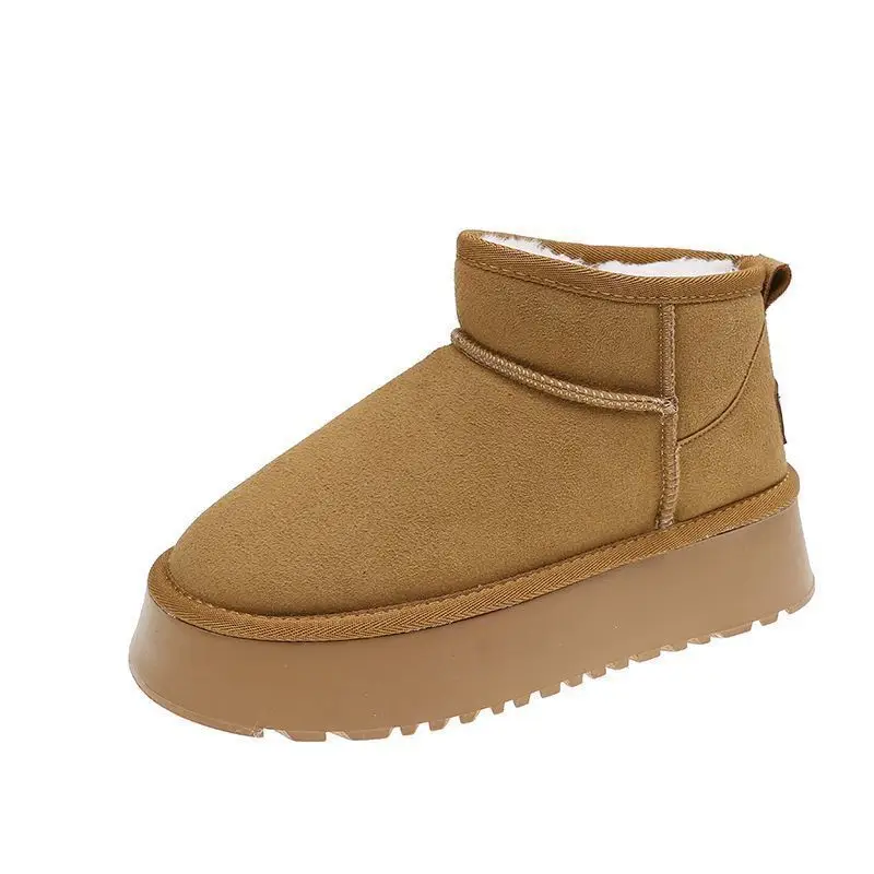 Women's Fleece-Lined Snow Boots Tan 2024 - Image 8