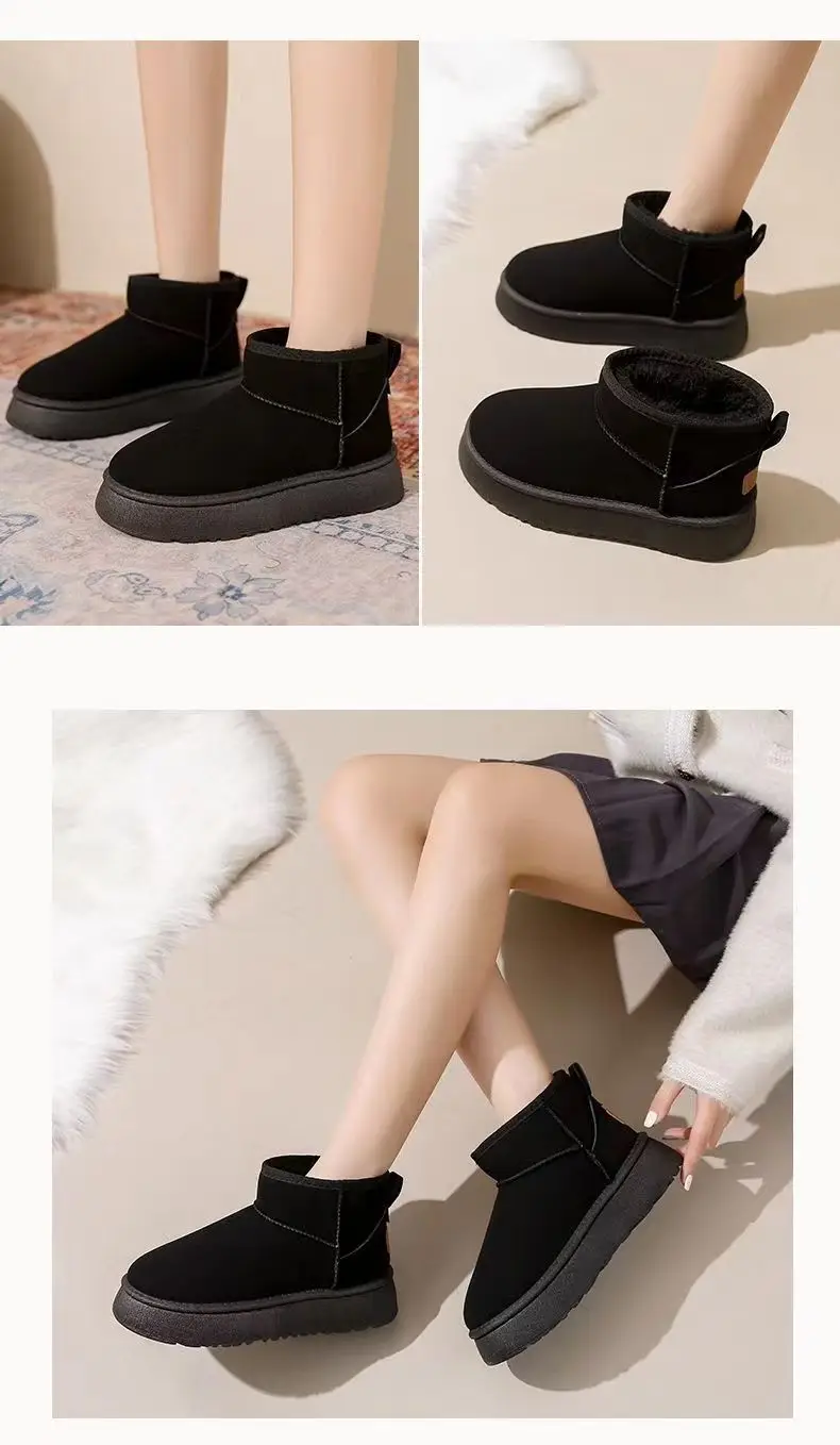 Women's Fleece-Lined Snow Boots Tan 2024 — feature 12