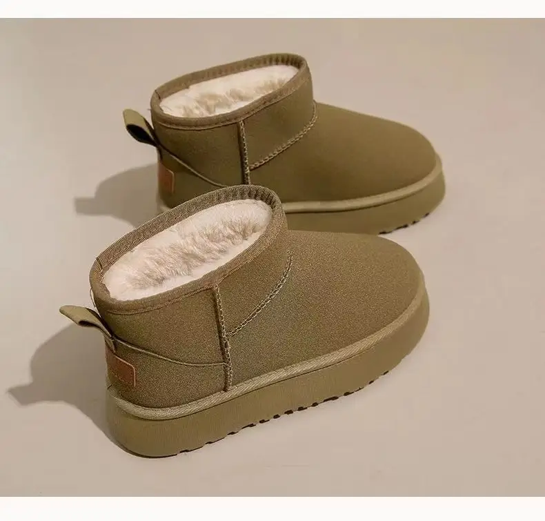 Women's Fleece-Lined Snow Boots Tan 2024 — feature 23