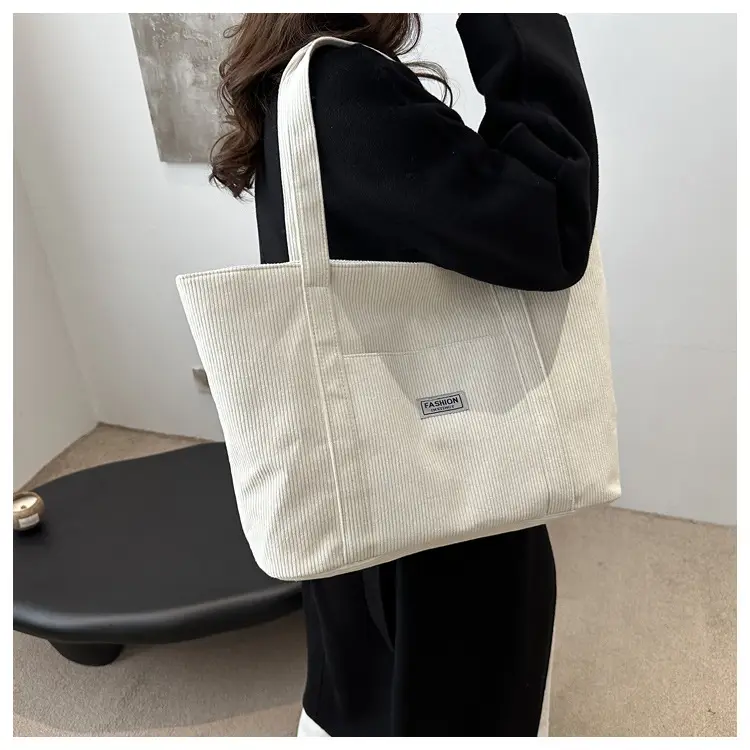 Black Velvet Tote Bag for Women 2024 College Students — feature 21
