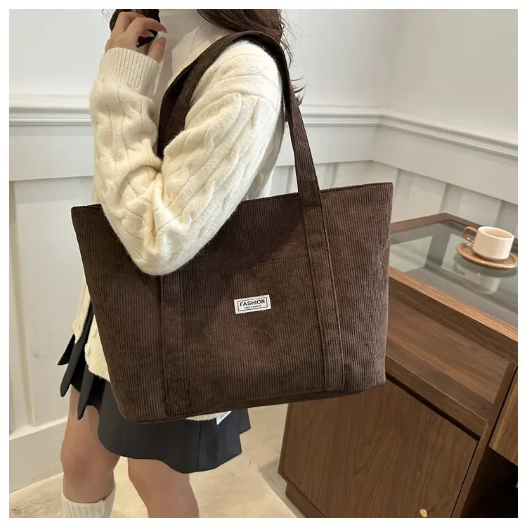 Black Velvet Tote Bag for Women 2024 College Students — feature 28