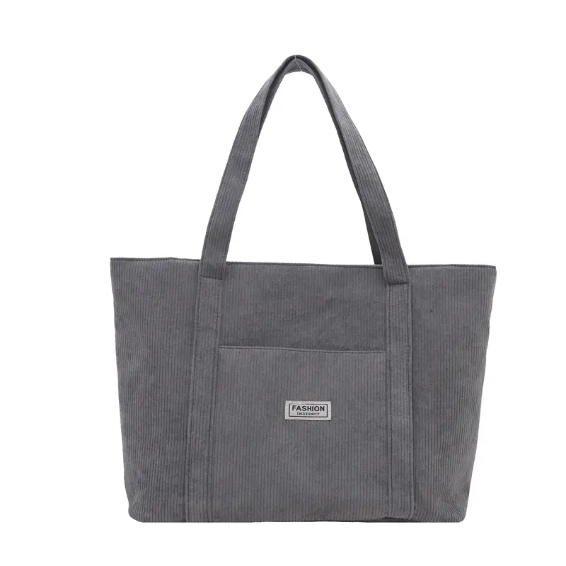 Black Velvet Tote Bag for Women 2024 College Students - Image 4
