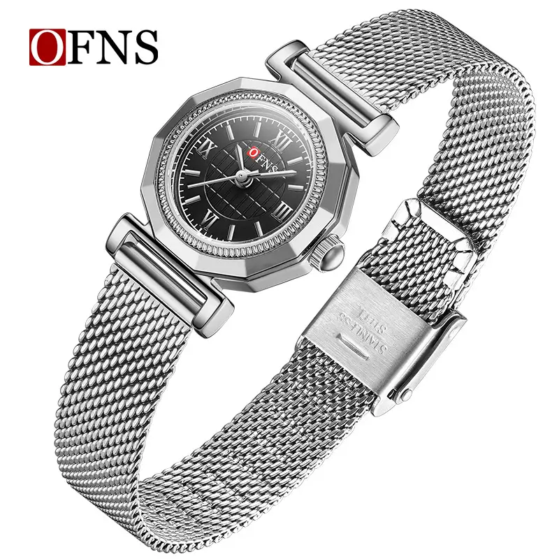 Women's Gold Mesh Watch with Roman Scale & Waterproof Design - Image 10
