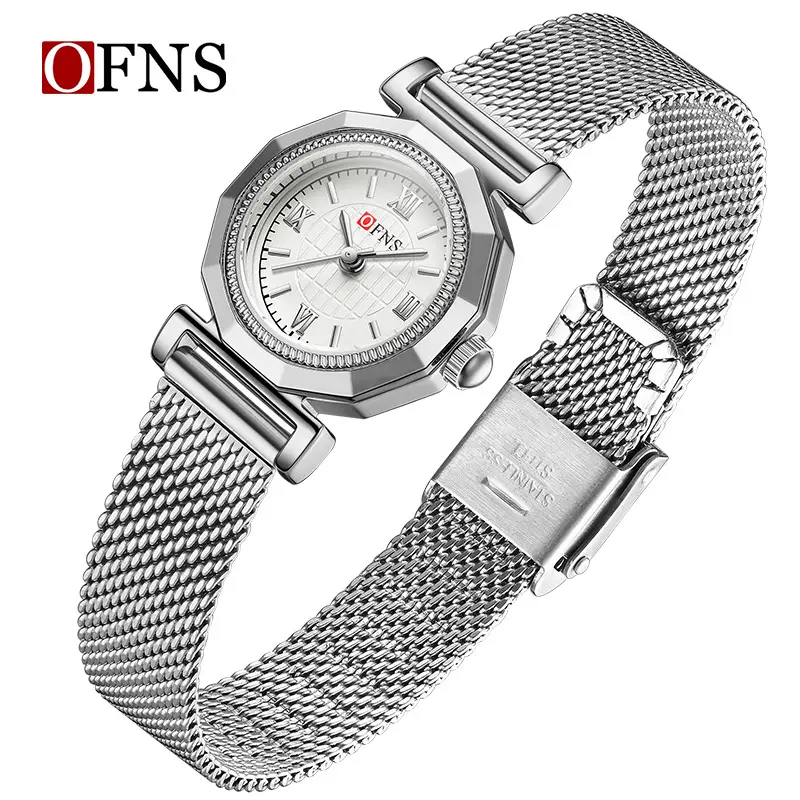 Women's Gold Mesh Watch with Roman Scale & Waterproof Design - Image 11