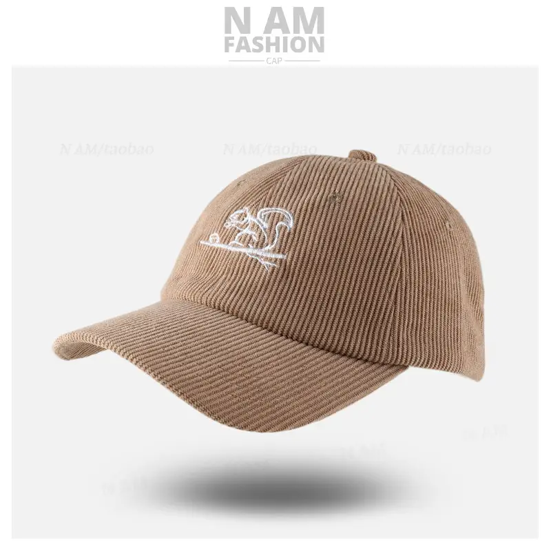 Brown Embroidered Baseball Cap for Men Women - Image 8
