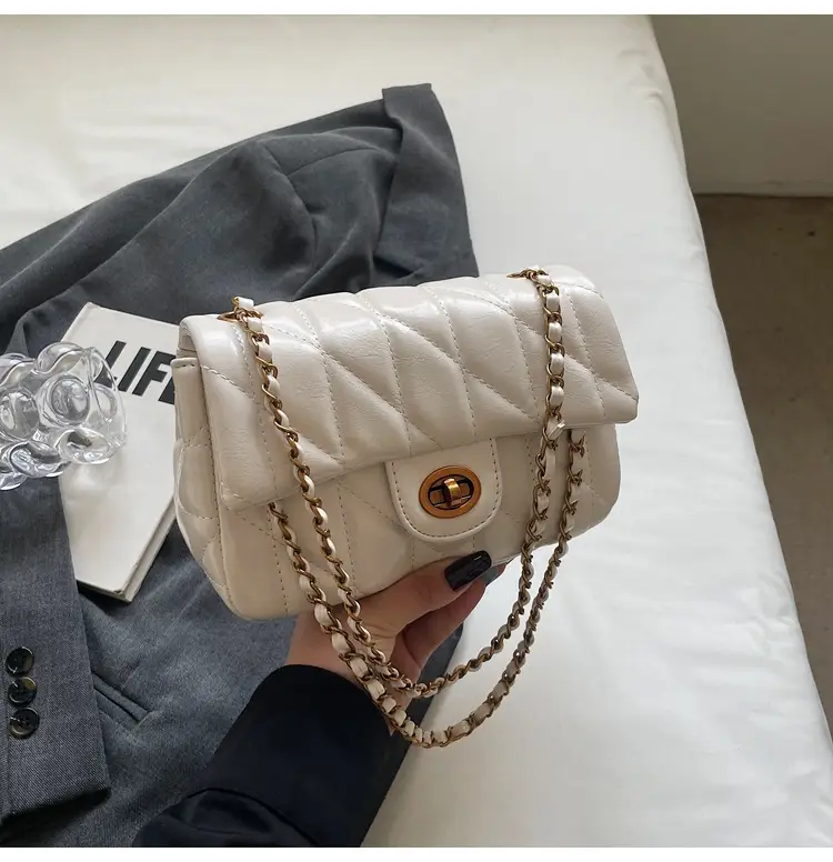 Black Quilted Chain Shoulder Bag for Women 2024 — feature 21