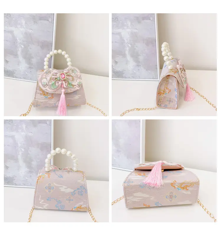 Little Girl's Guofeng Pearl Shoulder Crossbody Bag — feature 15