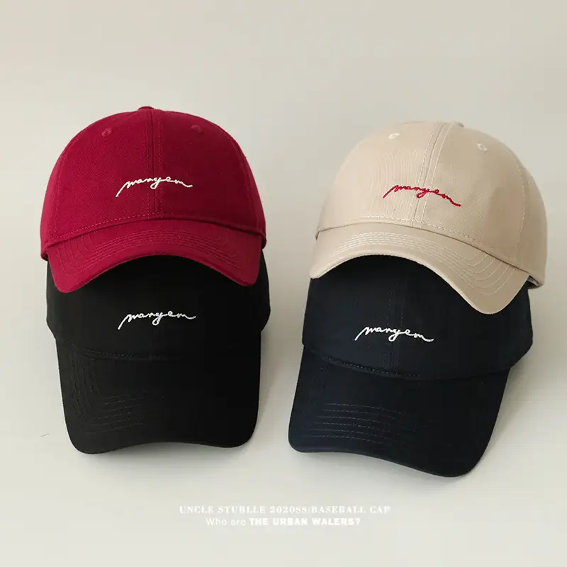Men's Black Embroidered Baseball Cap with Big Head - Image 10
