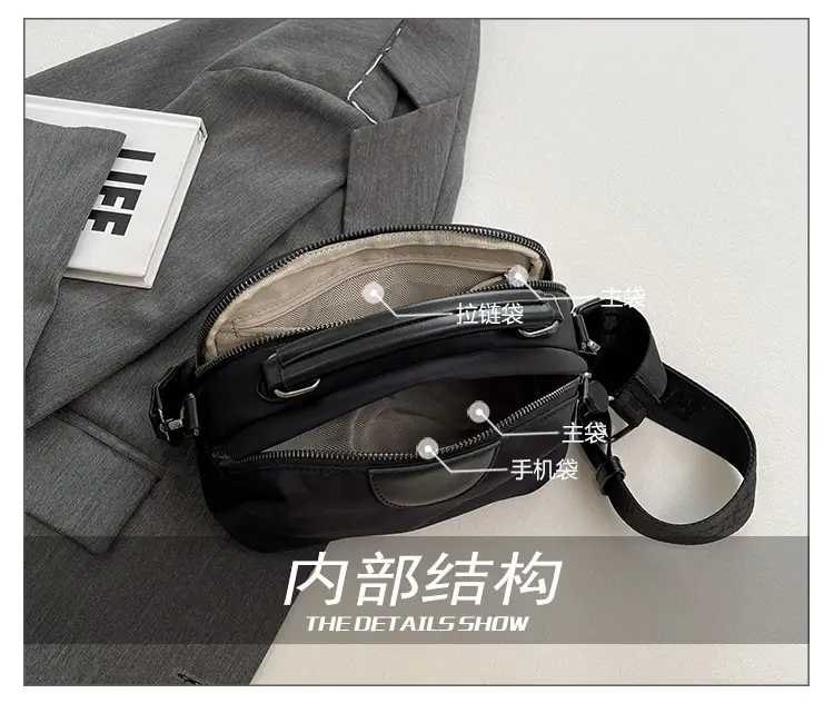 2024 Multi-functional Crossbody Bag Large Capacity Nylon Cloth Women — feature 10