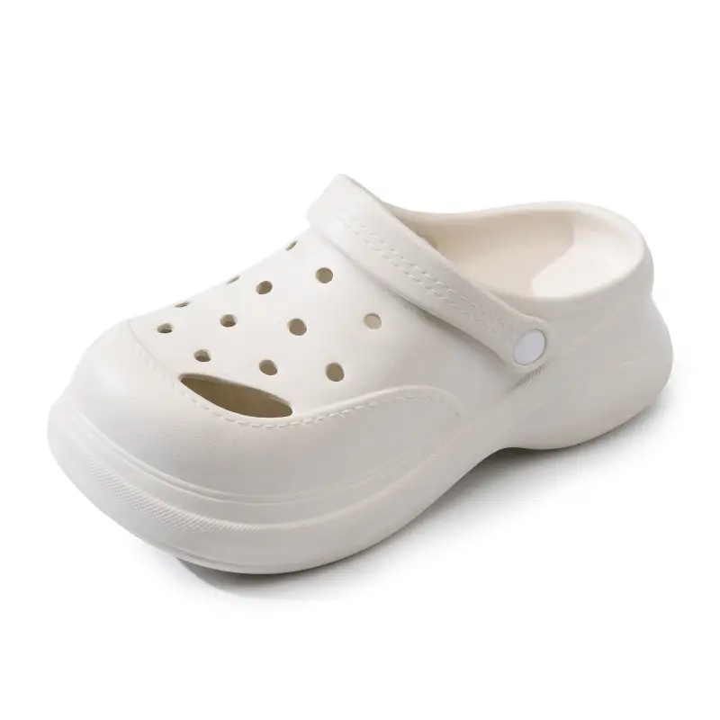 EVA Heightened Cave Shoes Women's Summer Breathable Thick Bottom Wear-resistant Slippers Non-slip Non-smelly Feet Outer Wear Advanced Feeling Baotou Drag - Image 7