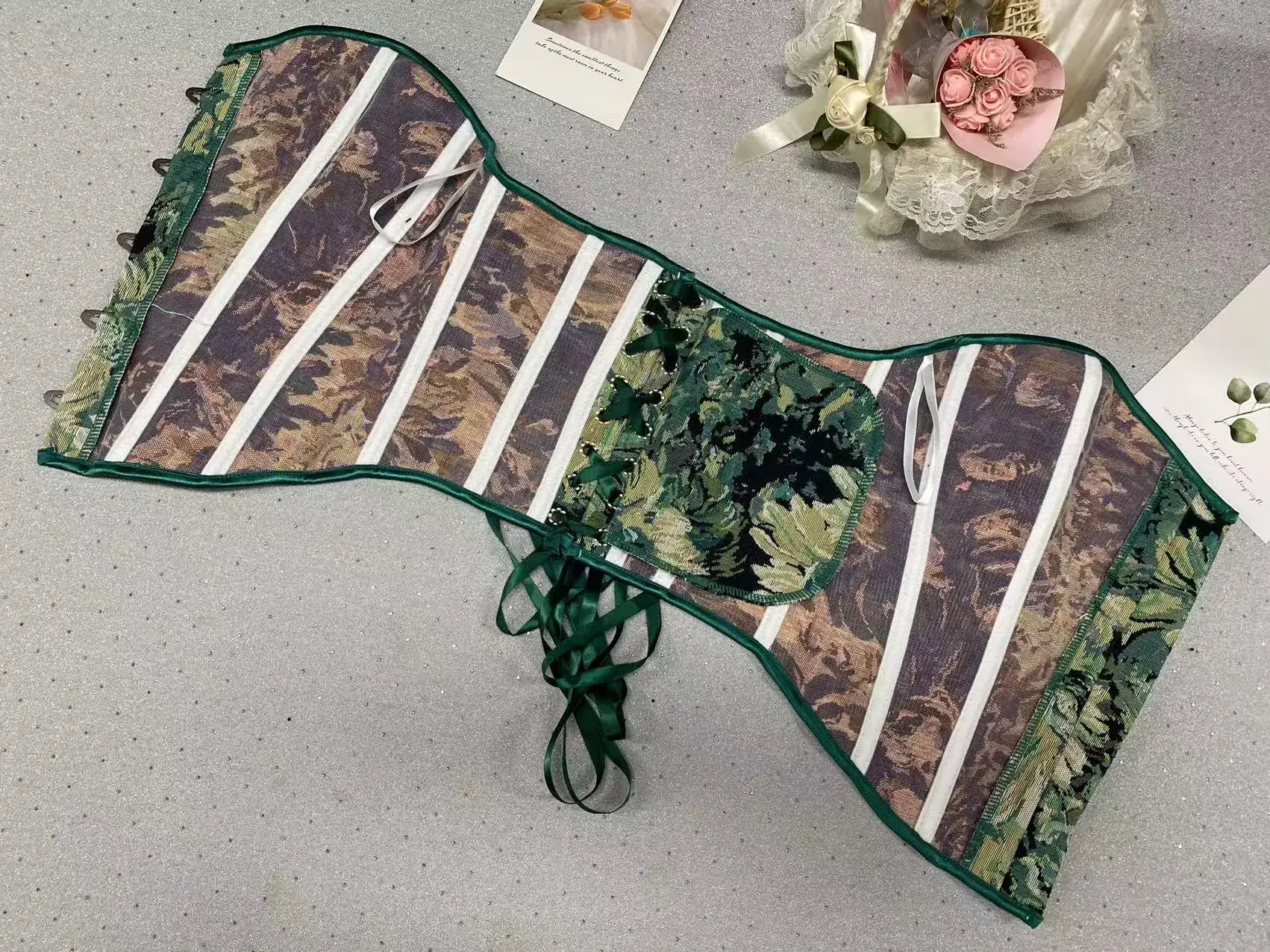 Breathable Floral Corset for Women Sexy Body Shaping — feature 14