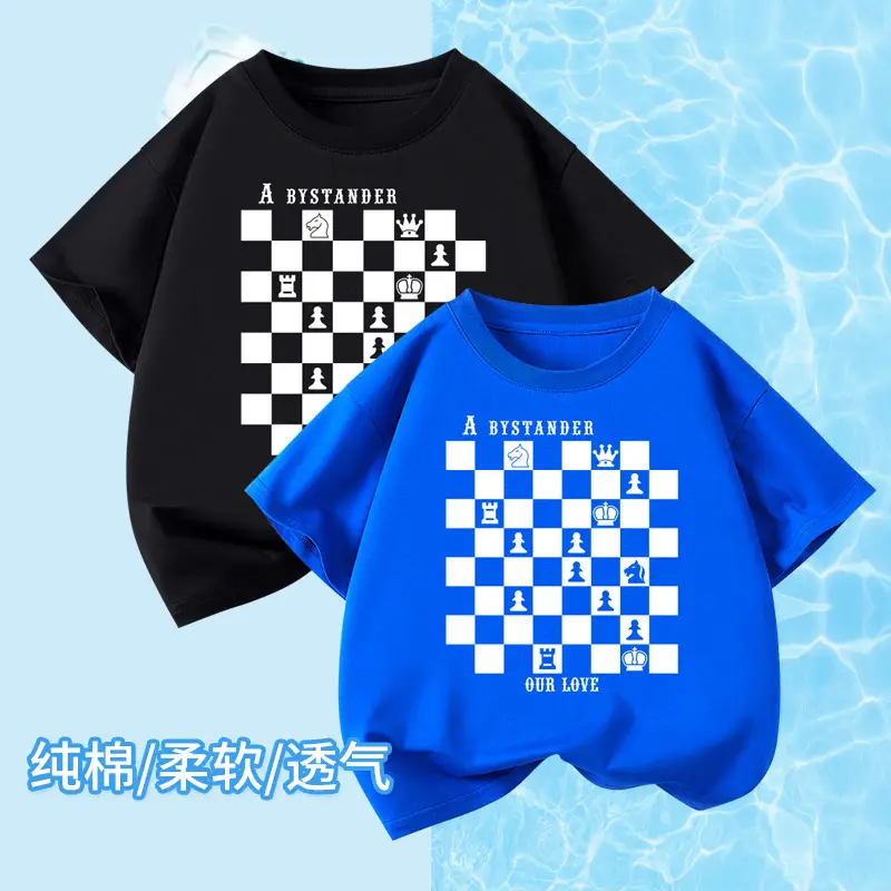100 Cotton Boys T-Shirt Round Neck Middle Size - Image 3