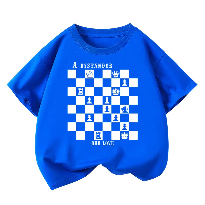 100 Cotton Boys T-Shirt Round Neck Middle Size - Image 2