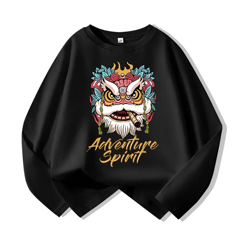 Boys Red Long Sleeve T-Shirt Adventure Spirit Print