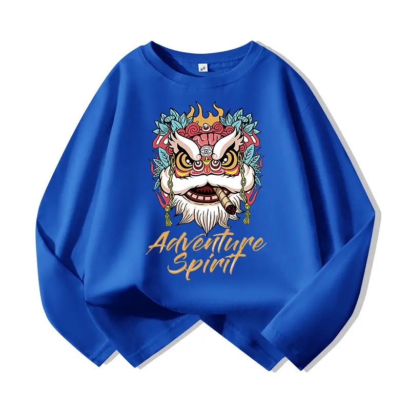 Boys Red Long Sleeve T-Shirt Adventure Spirit Print