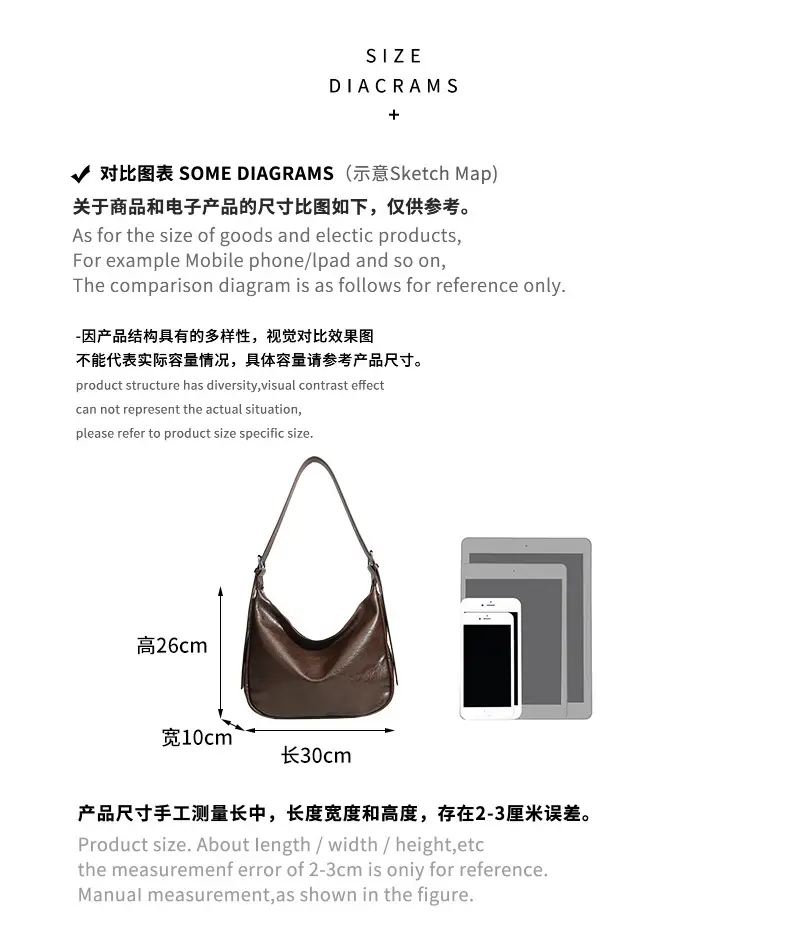 Retro Armpit Bag 2026 Women Black Brown Shoulder Crossbody — feature 12