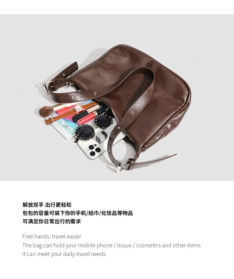 Retro Armpit Bag 2026 Women Black Brown Shoulder Crossbody — feature 13