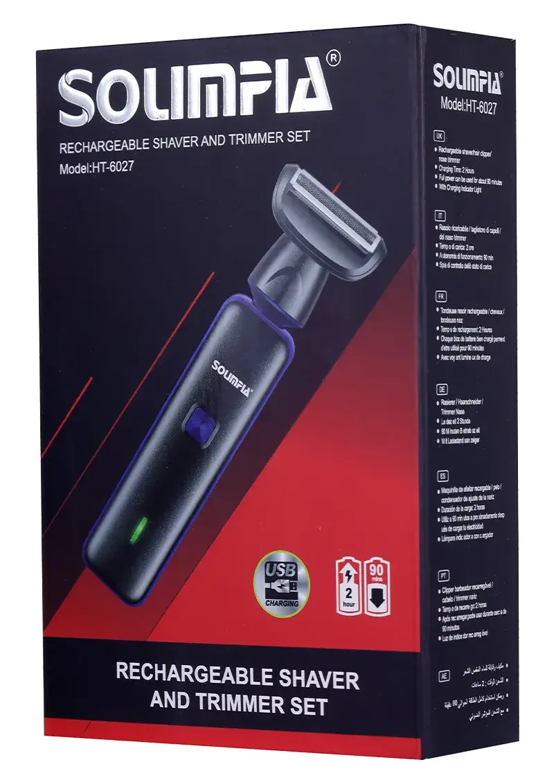USB Rechargeable Hair Clipper Set for Men — feature 24