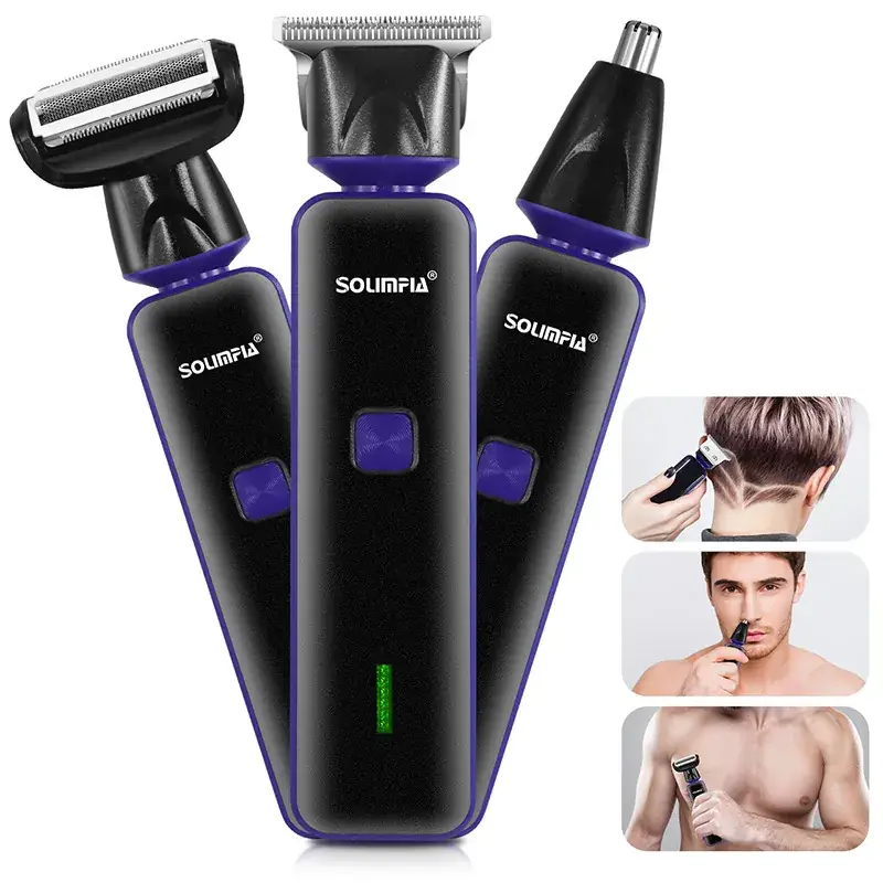 USB Rechargeable Hair Clipper Set for Men - Image 2