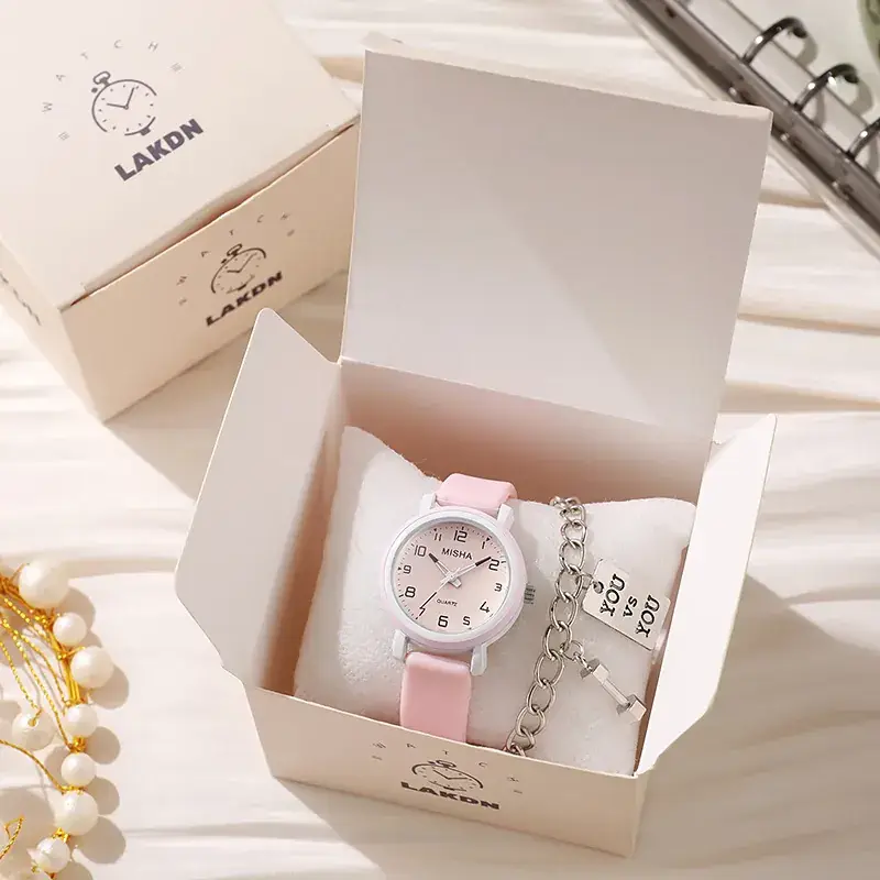 Camellia Women's Green Watch Light Luxury Mori - Image 6
