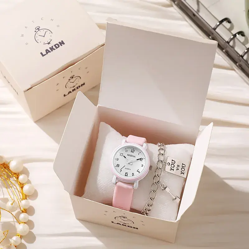 Camellia Women's Green Watch Light Luxury Mori - Image 5