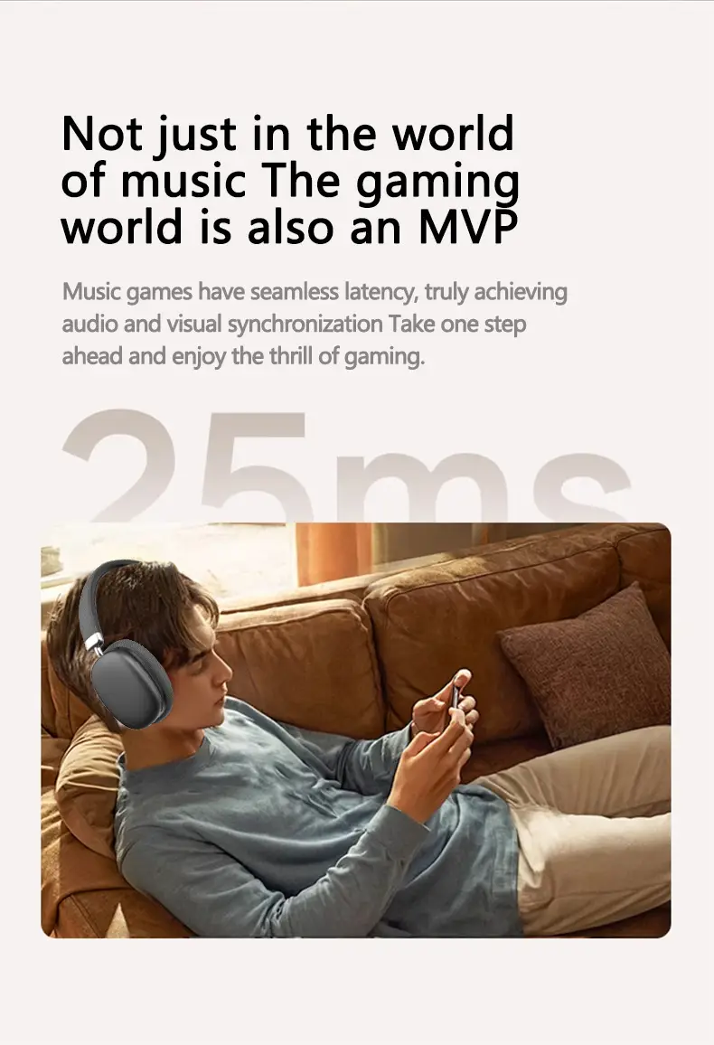 Launder Purple True Wireless Headphones Bluetooth Type-C — feature 16