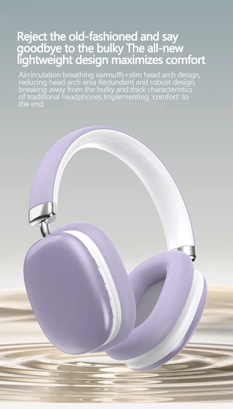 Launder Purple True Wireless Headphones Bluetooth Type-C — feature 9